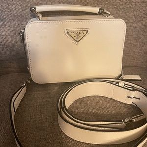 Prada Brique Saffiano leather bag